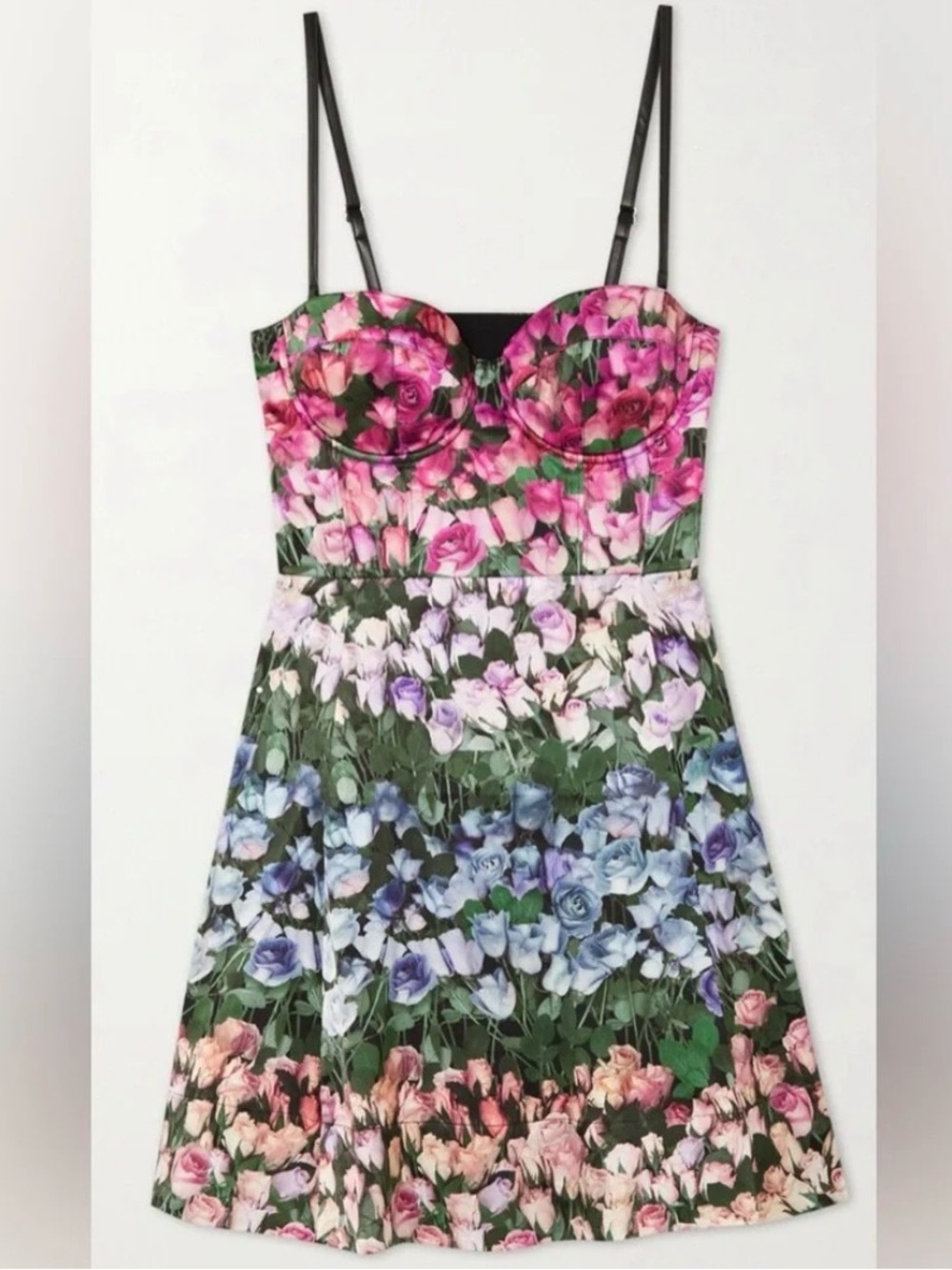 Fleur Du Mal Dress 100% Satin, Size Small